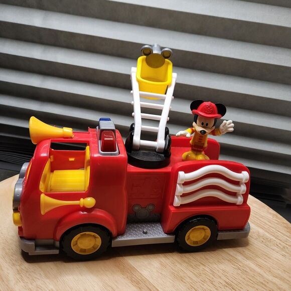Mickey Mouse Fire Engine Toy - Picture 6 of 6